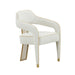 Corralis Cream Performance Linen Dining Chair - Dream Home Furniture & Mattress (Waite Park, MN)