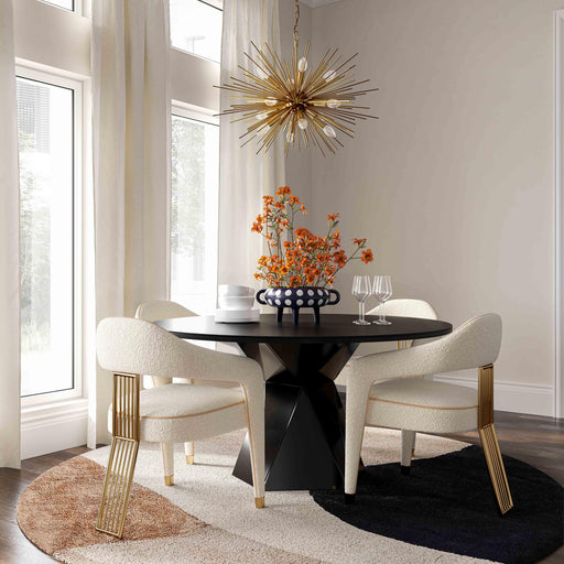 Corralis Performance Boucle Dining Chair - Dream Home Furniture & Mattress (Waite Park, MN)