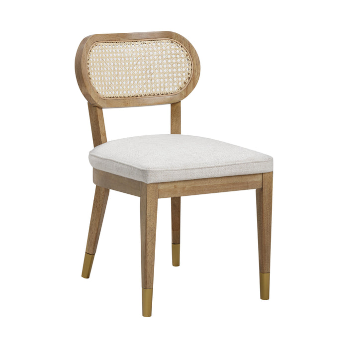 Cosette Performance Linen Dining Chair - Dream Home Furniture & Mattress (Waite Park, MN)