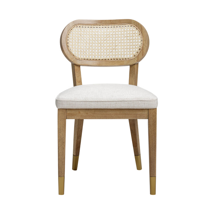 Cosette Performance Linen Dining Chair - Dream Home Furniture & Mattress (Waite Park, MN)