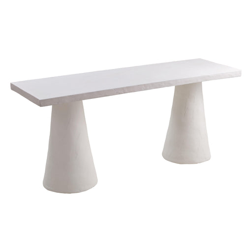 Dayana 68.5" Desk in Faux Plaster - Dream Home Furniture & Mattress (Waite Park, MN)