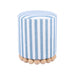 Dex Striped Linen Ottoman - Dream Home Furniture & Mattress (Waite Park, MN)