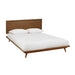Emery Walnut Wood Platform Bed - Dream Home Furniture & Mattress (Waite Park, MN)