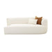Fickle 82.5" Cream Performance Boucle Modular Loveseat - Dream Home Furniture & Mattress (Waite Park, MN)
