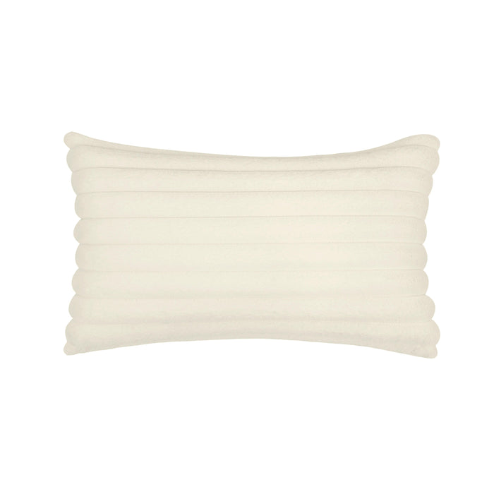 Furry 21"X13" Vegan Fur Rectangular Throw Pillow Cover
