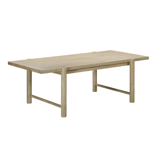 Gata 87" Light Teak Outdoor Rectangular Dining Table - Dream Home Furniture & Mattress (Waite Park, MN)