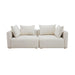 Hangover 81" Cream Performance Boucle Loveseat - Dream Home Furniture & Mattress (Waite Park, MN)