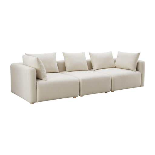 Hangover 112.5" Cream Performance Linen Sofa - Dream Home Furniture & Mattress (Waite Park, MN)