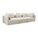 Hangover 112.5" Cream Performance Linen Sofa - Dream Home Furniture & Mattress (Waite Park, MN)