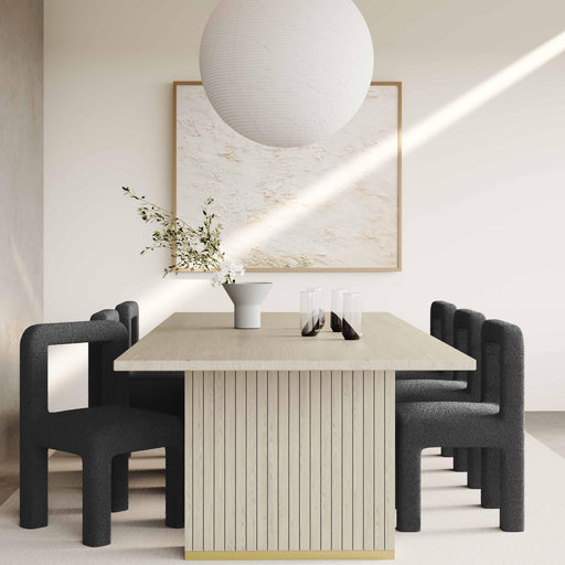 Hazel Performance Boucle Dining Chair - Dream Home Furniture & Mattress (Waite Park, MN)