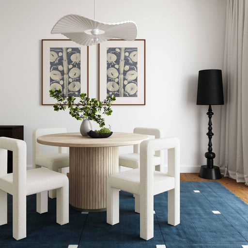 Hazel Performance Boucle Dining Chair - Dream Home Furniture & Mattress (Waite Park, MN)