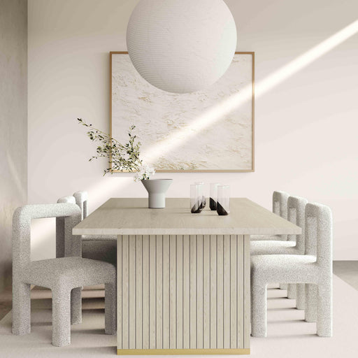 Hazel Performance Boucle Dining Chair - Dream Home Furniture & Mattress (Waite Park, MN)