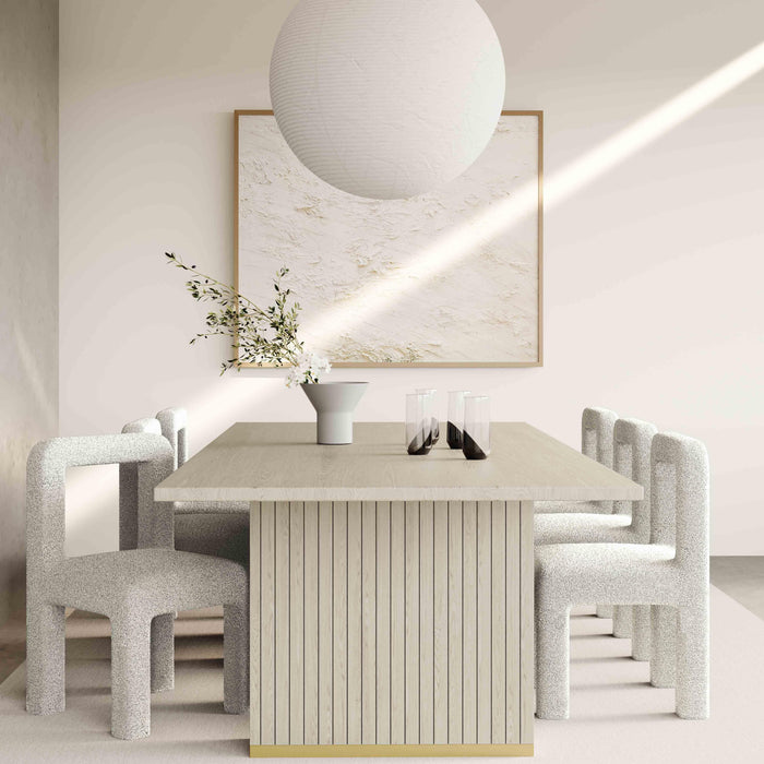 Hazel Performance Boucle Dining Chair - Dream Home Furniture & Mattress (Waite Park, MN)