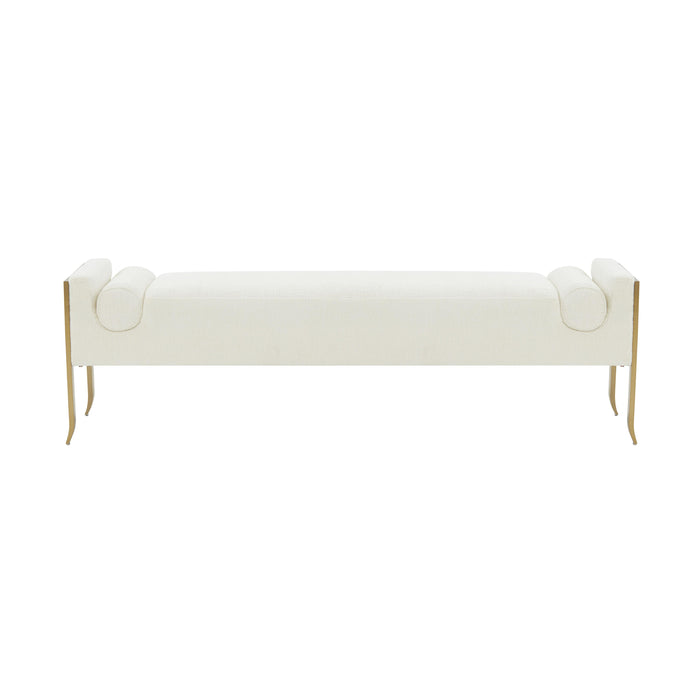 Ines 67" Textured Performance Velvet Bench