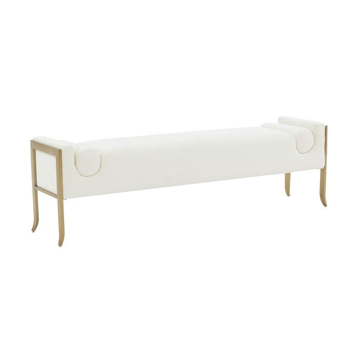 Ines 67" Textured Performance Velvet Bench
