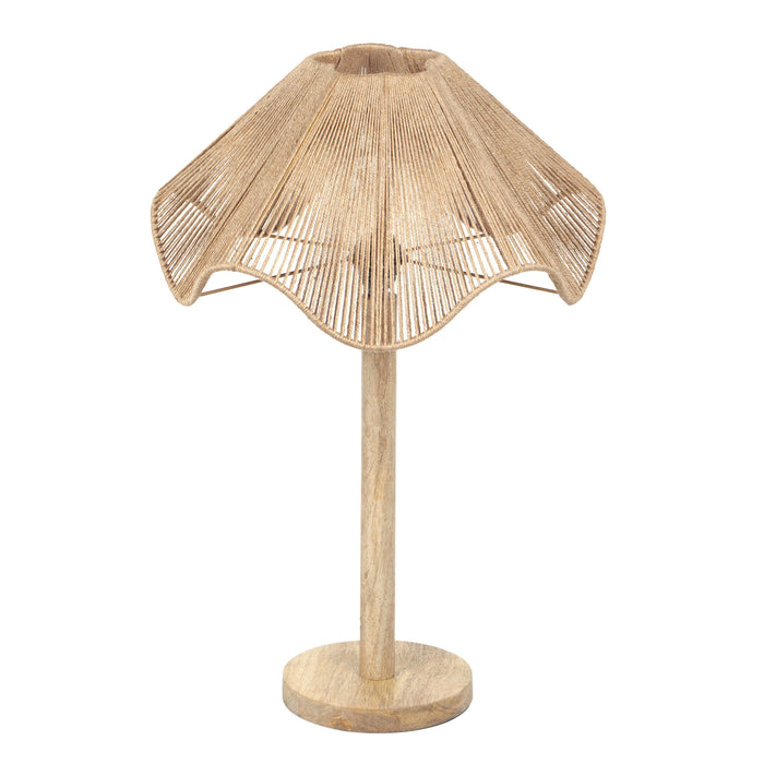 Jula Natural Jute Table Lamp - Dream Home Furniture & Mattress (Waite Park, MN)