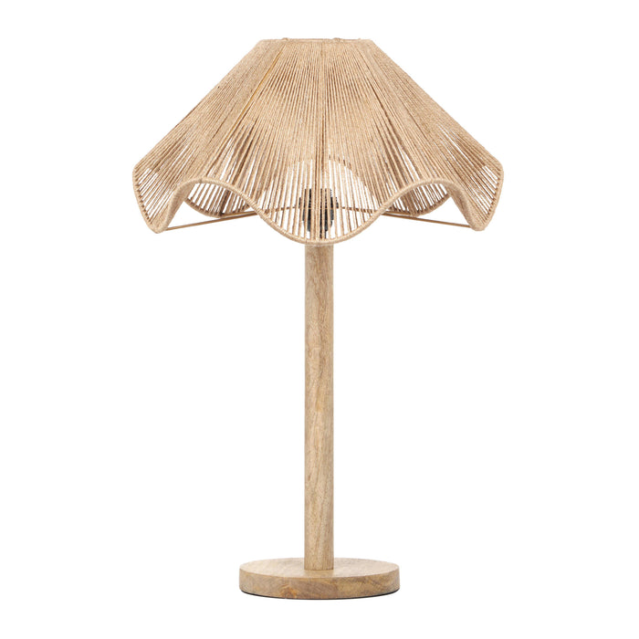 Jula Natural Jute Table Lamp - Dream Home Furniture & Mattress (Waite Park, MN)