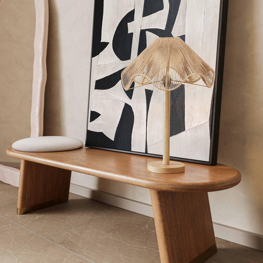 Jula Natural Jute Table Lamp - Dream Home Furniture & Mattress (Waite Park, MN)