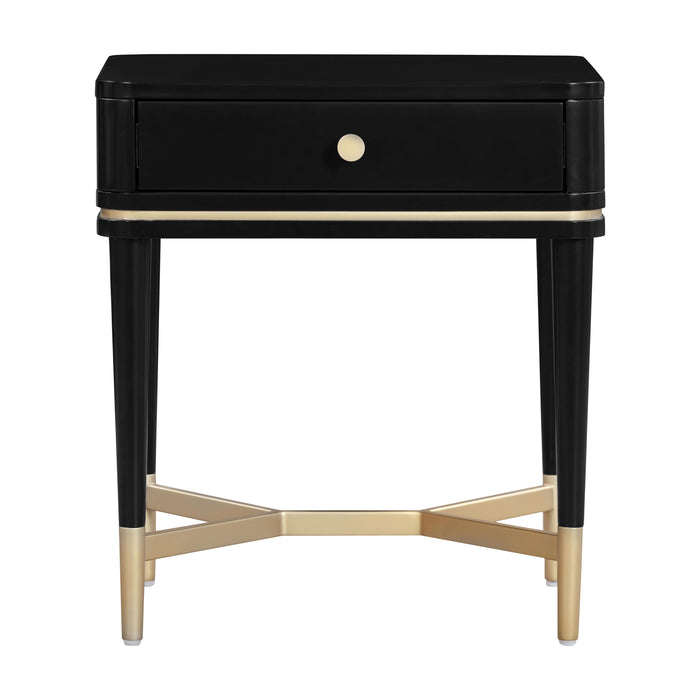 Julieta 19" Acacia Wood Nightstand With Drawer - Dream Home Furniture & Mattress (Waite Park, MN)