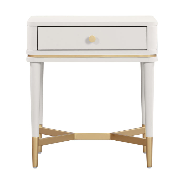 Julieta 19" Acacia Wood Nightstand With Drawer - Dream Home Furniture & Mattress (Waite Park, MN)