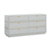 Julieta 62" Acacia Wood 6-Drawer Dresser - Dream Home Furniture & Mattress (Waite Park, MN)
