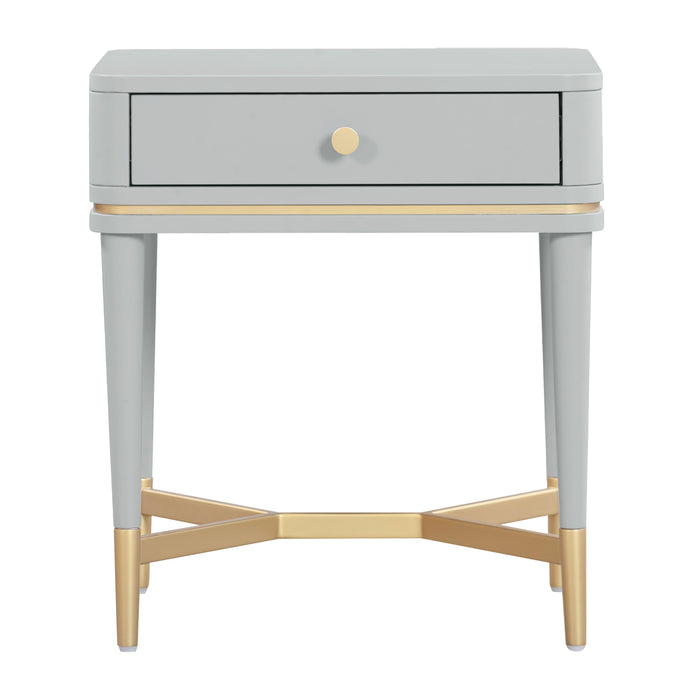 Julieta 19" Acacia Wood Nightstand With Drawer - Dream Home Furniture & Mattress (Waite Park, MN)