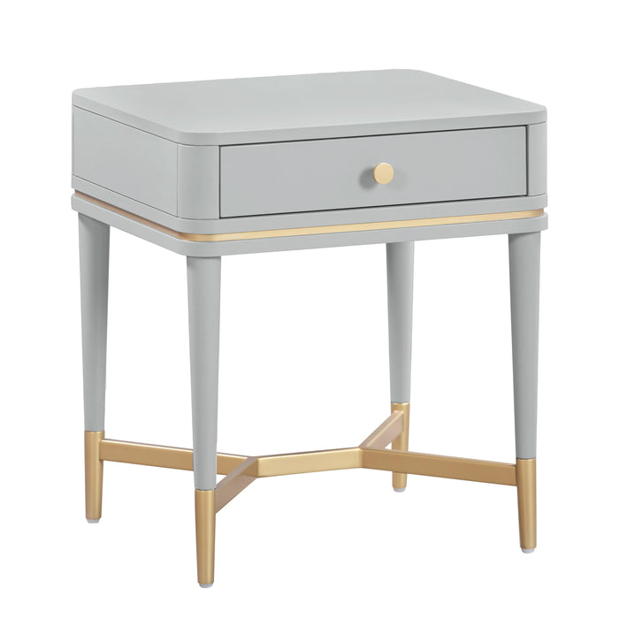 Julieta 19" Acacia Wood Nightstand With Drawer - Dream Home Furniture & Mattress (Waite Park, MN)