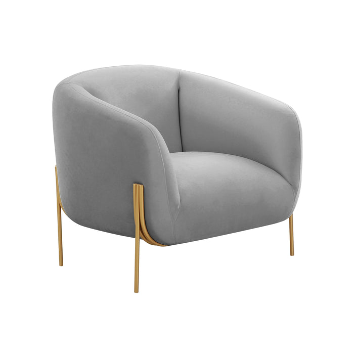 Kandra Performance Velvet Accent Chair - Dream Home Furniture & Mattress (Waite Park, MN)