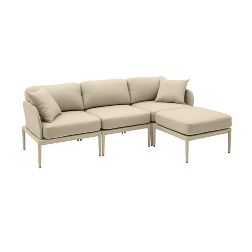 Kapri 4-Piece Modular Outdoor Sectional - Dream Home Furniture & Mattress (Waite Park, MN)