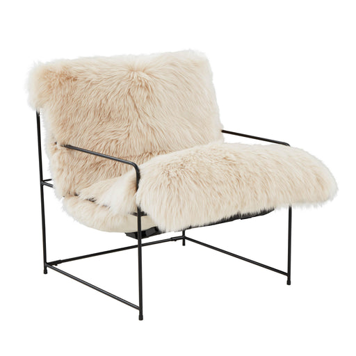Kimi Genuine Sheepskin Accent Chair - Dream Home Furniture & Mattress (Waite Park, MN)