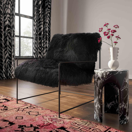 Kimi Genuine Sheepskin Accent Chair - Dream Home Furniture & Mattress (Waite Park, MN)
