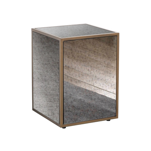 Lana Mirrored Side Table - Dream Home Furniture & Mattress (Waite Park, MN)