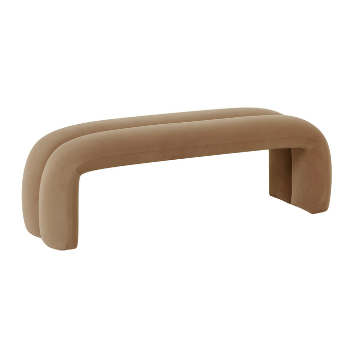 Leigh 56" Performance Velvet Channeled Bench