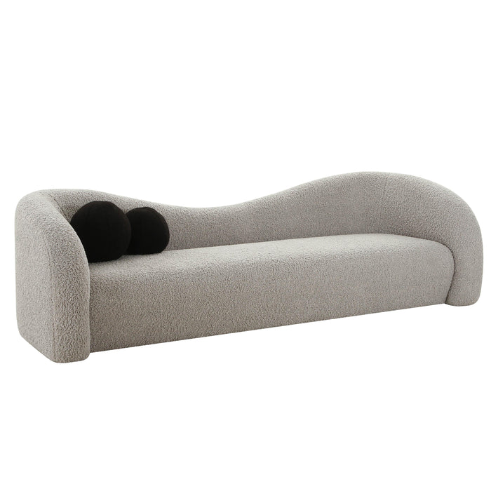 Leonie 102.5" Faux Shearling Sofa - Dream Home Furniture & Mattress (Waite Park, MN)