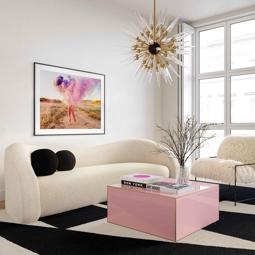 Leonie 102.5" Faux Shearling Sofa - Dream Home Furniture & Mattress (Waite Park, MN)