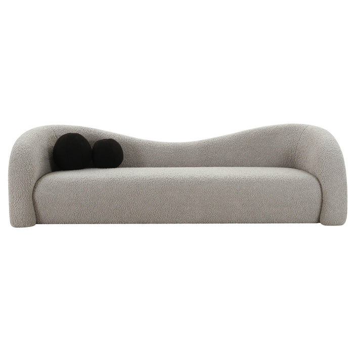 Leonie 102.5" Faux Shearling Sofa - Dream Home Furniture & Mattress (Waite Park, MN)