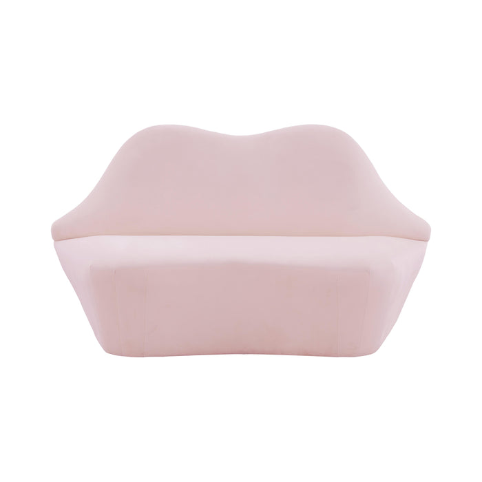 Lips 68" Performance Velvet Settee - Dream Home Furniture & Mattress (Waite Park, MN)