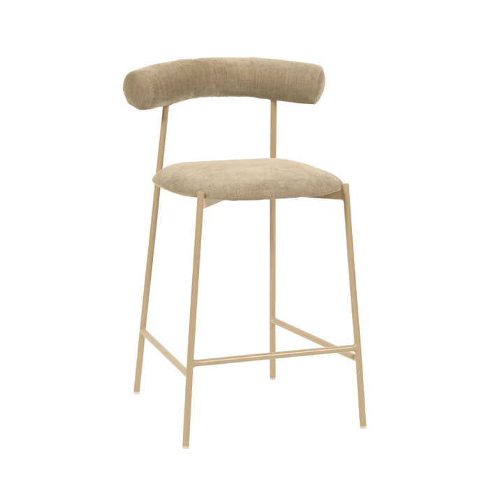 Liliana Performance Velvet Stool
