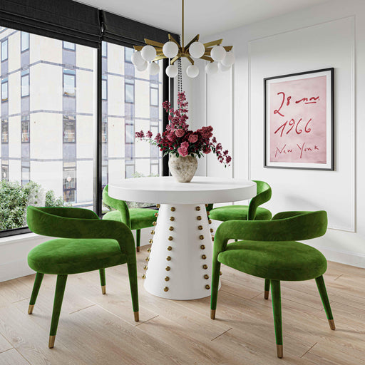 Lucia Performance Velvet Dining Chair - Dream Home Furniture & Mattress (Waite Park, MN)