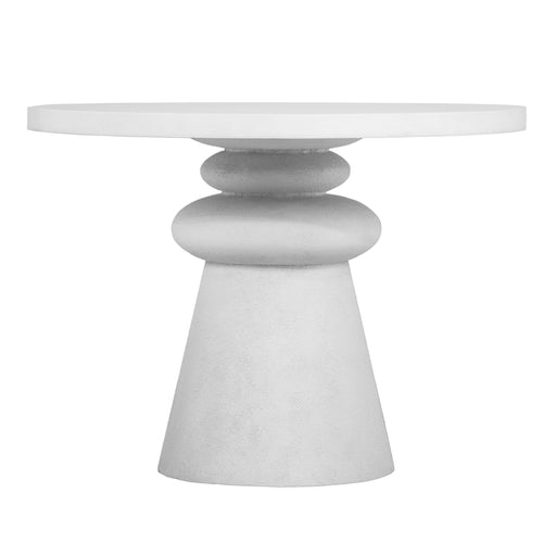 Lupita 42" White Round Dinette Table - Dream Home Furniture & Mattress (Waite Park, MN)