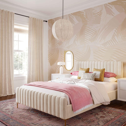 Madra Blush Tone Area Rug - Dream Home Furniture & Mattress (Waite Park, MN)