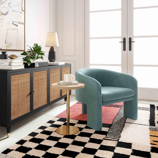 Marla Performance Velvet Accent Chair - Dream Home Furniture & Mattress (Waite Park, MN)
