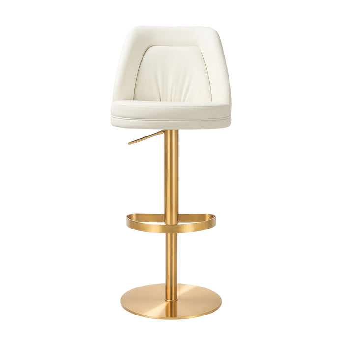Maven Performance Vegan Leather Adjustable Swivel Stool
