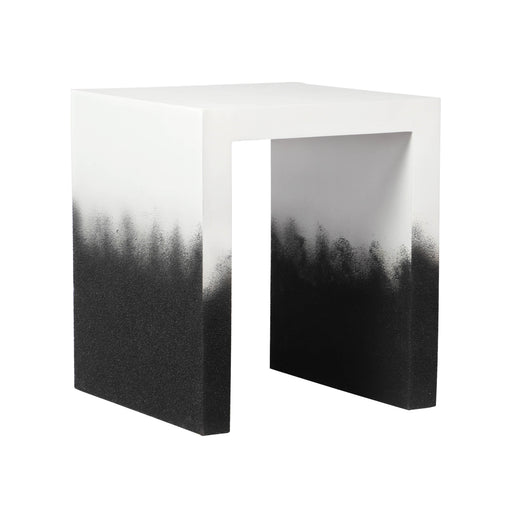 Matra Black and White End Table - Dream Home Furniture & Mattress (Waite Park, MN)