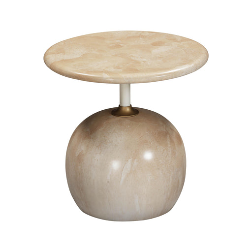 Mire Rose Faux Marble Side Table - Dream Home Furniture & Mattress (Waite Park, MN)