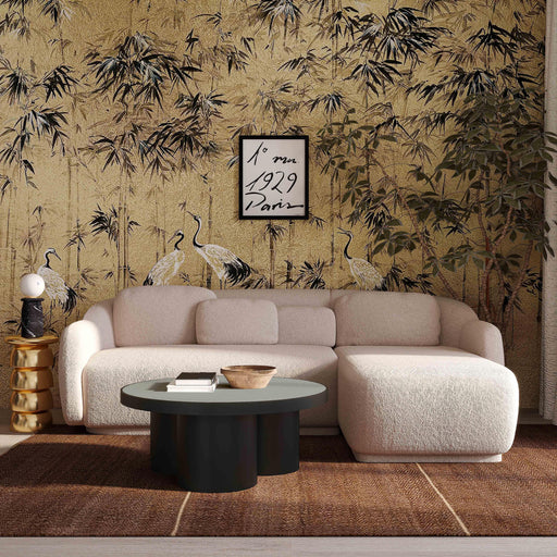 Misty 2-Piece Cream Performance Boucle L-Shaped Sectional - Dream Home Furniture & Mattress (Waite Park, MN)