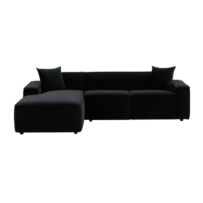 Olafur 2-Piece Performance Fabric L-Shaped Sectional