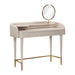 Penelope 45" Vegan Leather Wrapped Vanity Desk With Drawer - Dream Home Furniture & Mattress (Waite Park, MN)