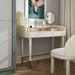 Penelope 45" Vegan Leather Wrapped Vanity Desk With Drawer - Dream Home Furniture & Mattress (Waite Park, MN)