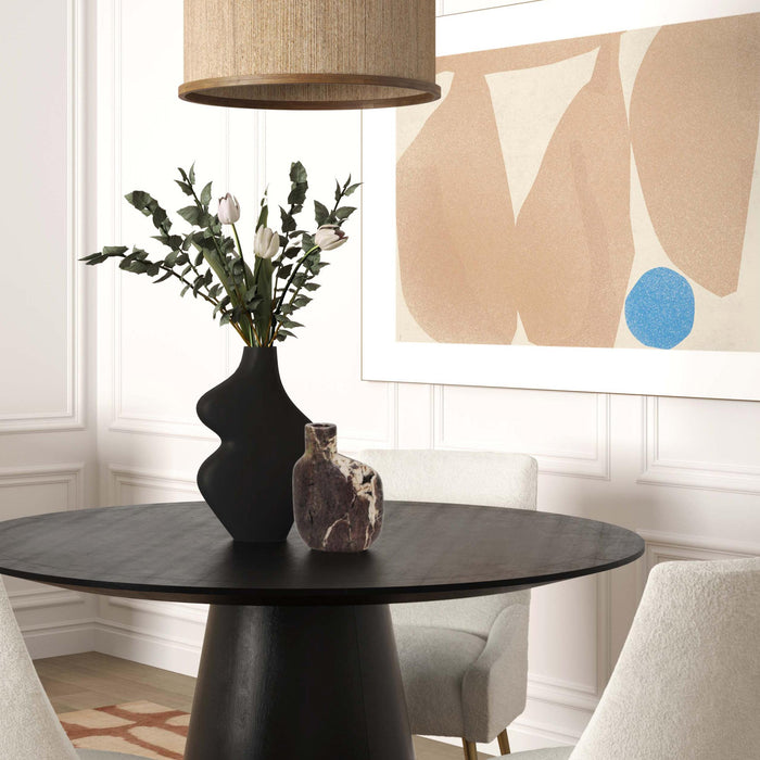 Pika Grey Marble Vase